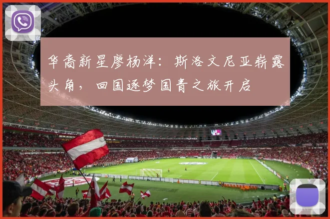 华裔新星廖杨洋：斯洛文尼亚崭露头角，回国逐梦国青之旅开启
